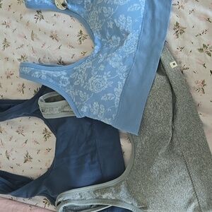 Lucky Brand sports bra style top 3 pack